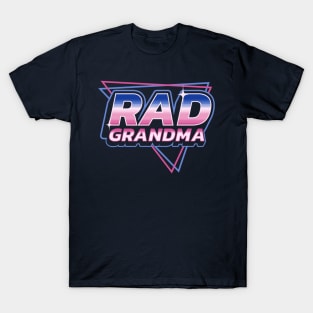 Rad Grandma - 80's Retro Vintage Retrowave Mother's Day T-Shirt